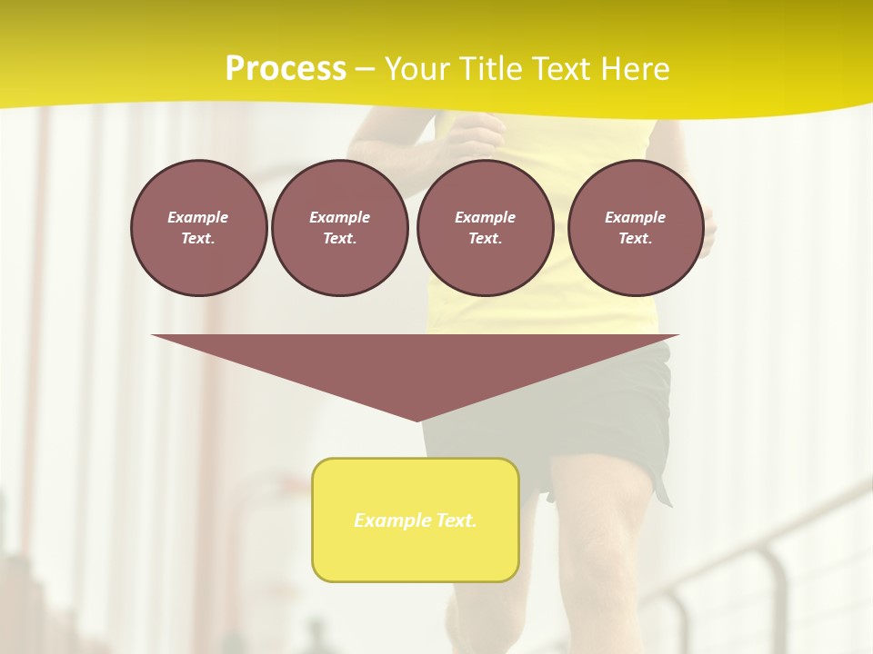 Male Runner Full PowerPoint Template