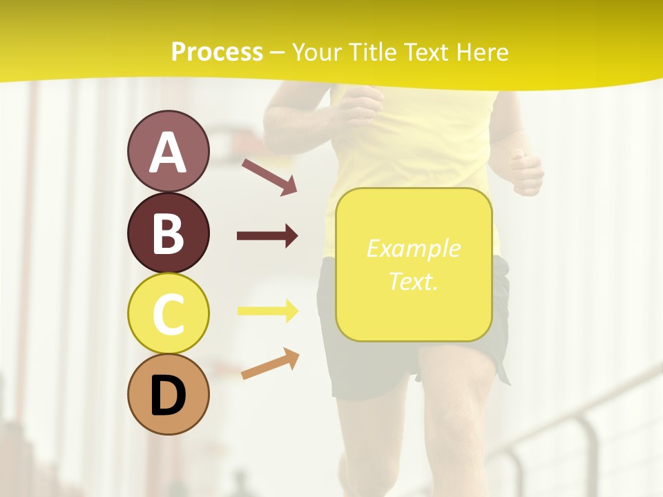 Male Runner Full PowerPoint Template