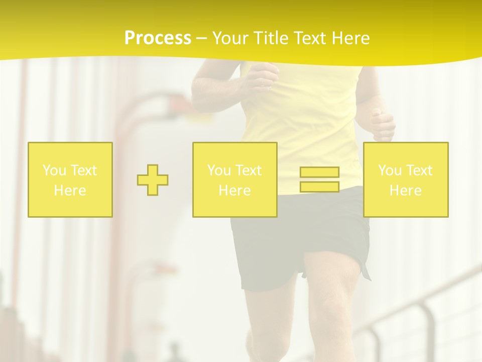 Male Runner Full PowerPoint Template