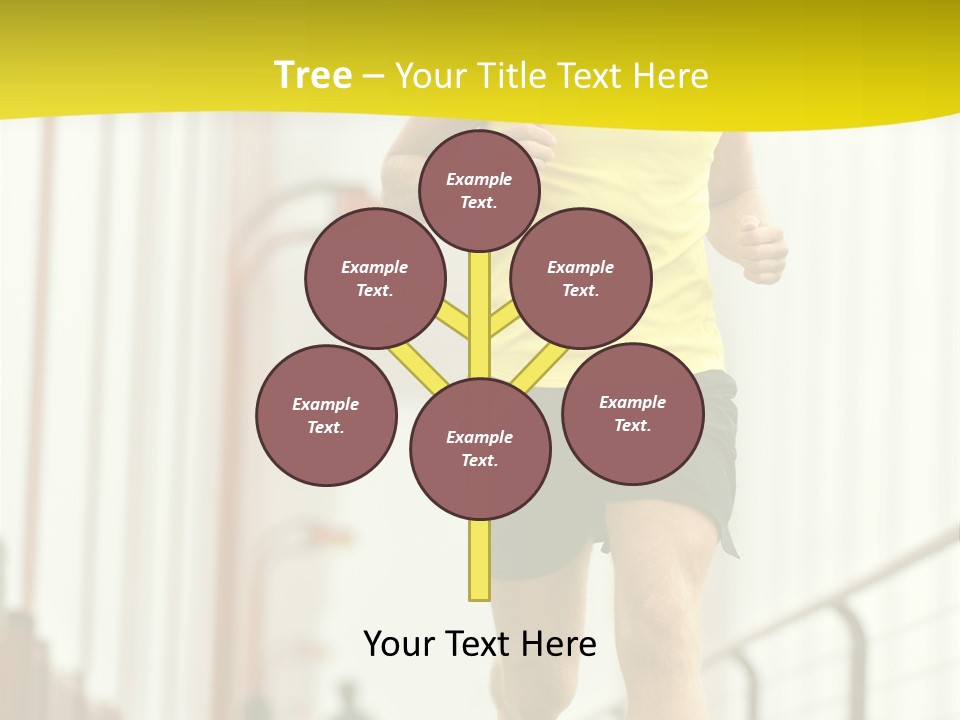 Male Runner Full PowerPoint Template