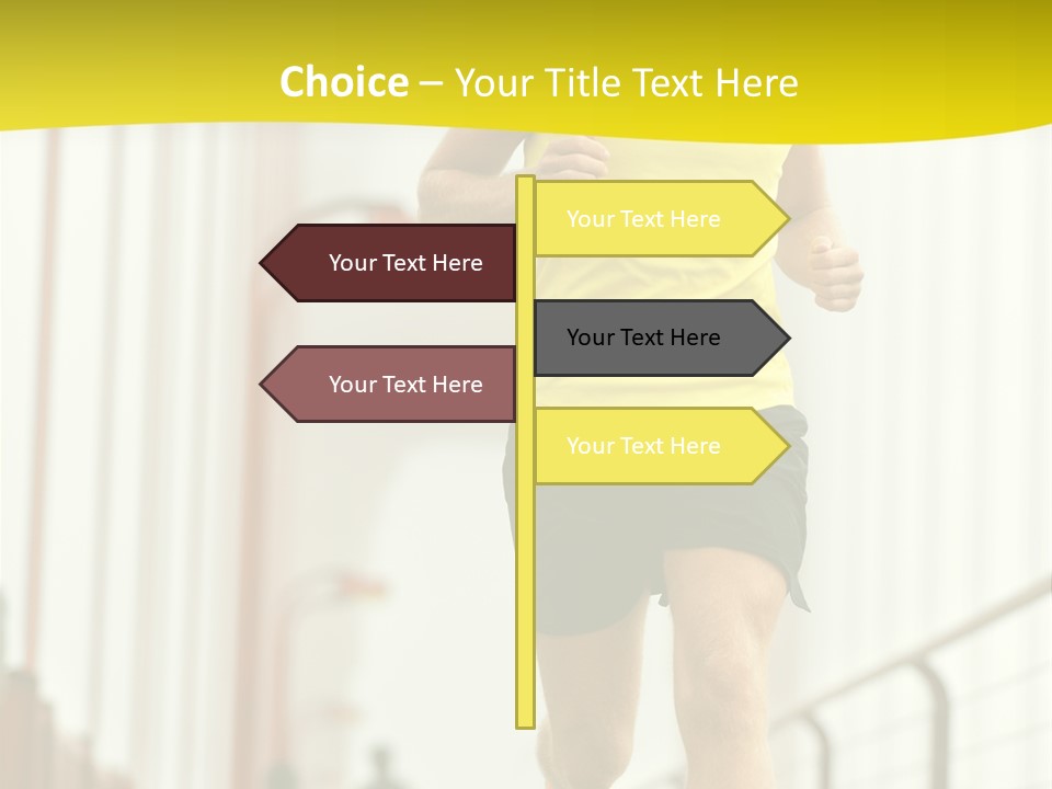 Male Runner Full PowerPoint Template