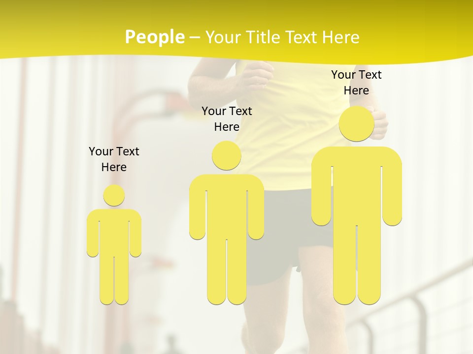 Male Runner Full PowerPoint Template