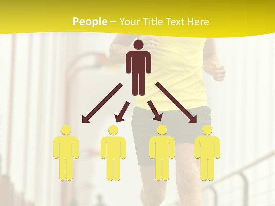 Male Runner Full PowerPoint Template