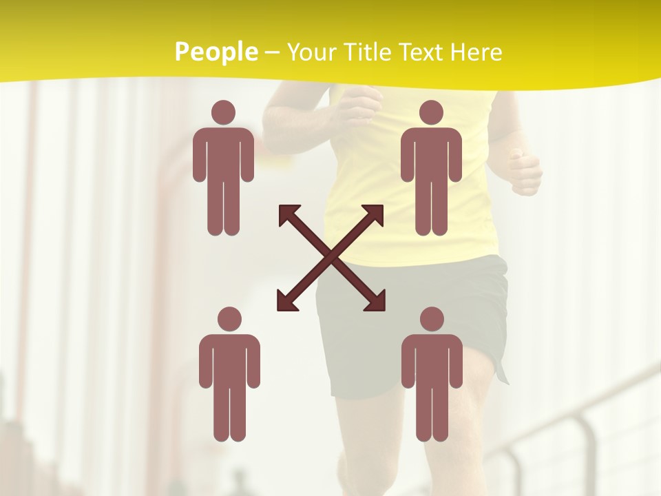 Male Runner Full PowerPoint Template