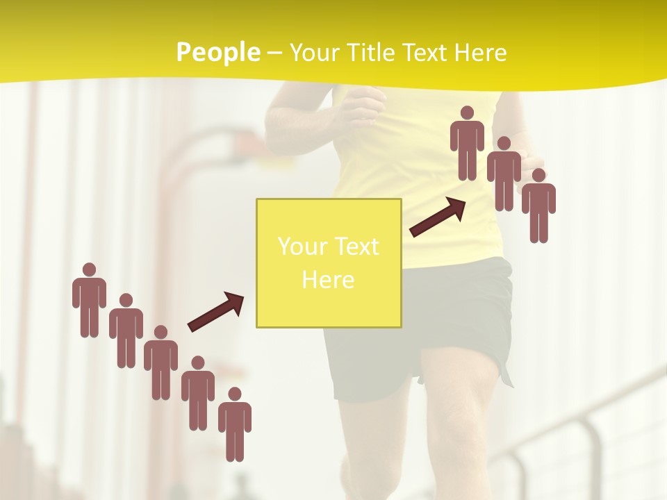 Male Runner Full PowerPoint Template