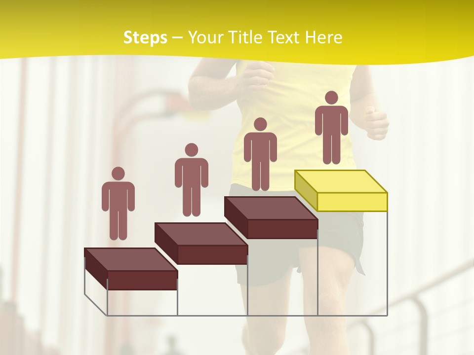 Male Runner Full PowerPoint Template