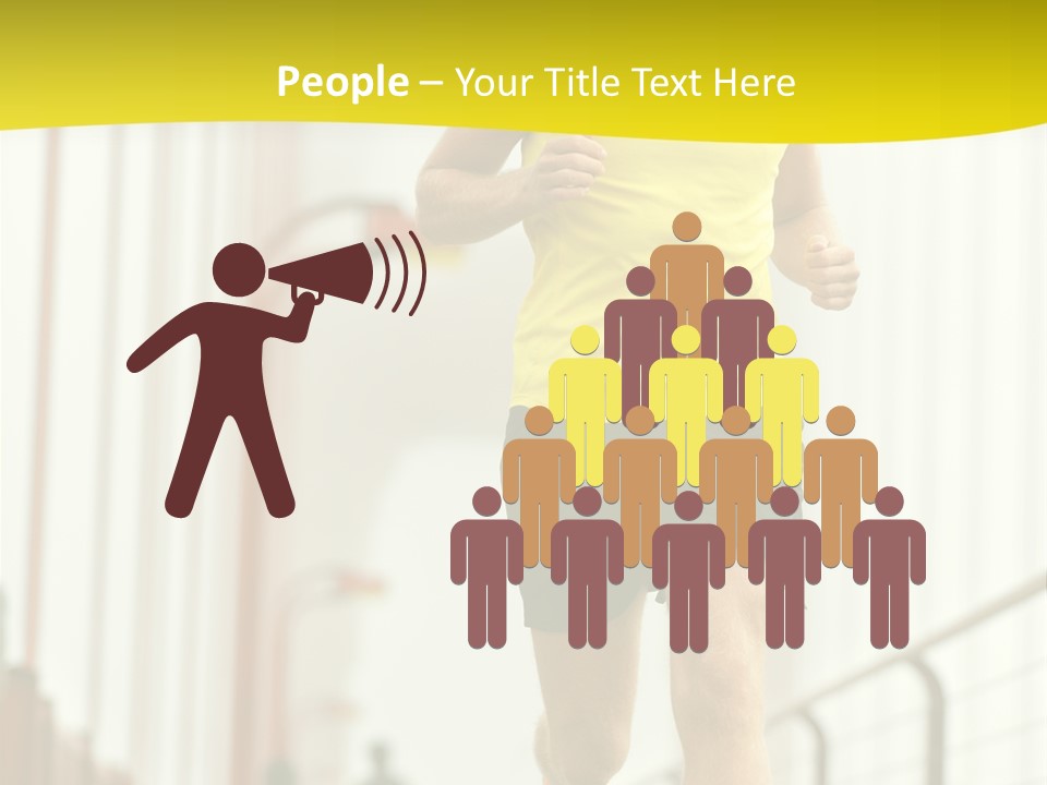 Male Runner Full PowerPoint Template