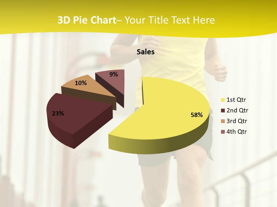 Male Runner Full PowerPoint Template