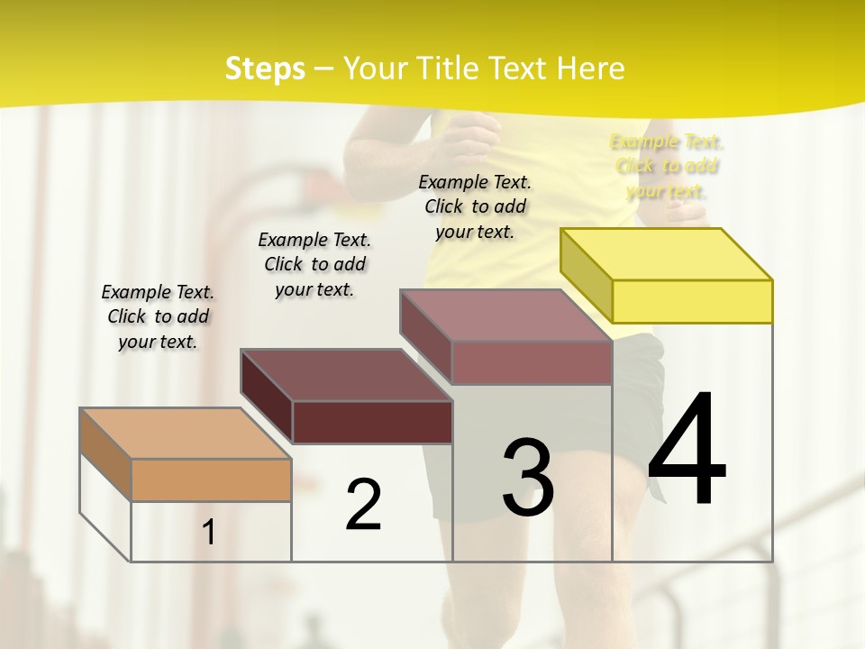 Male Runner Full PowerPoint Template