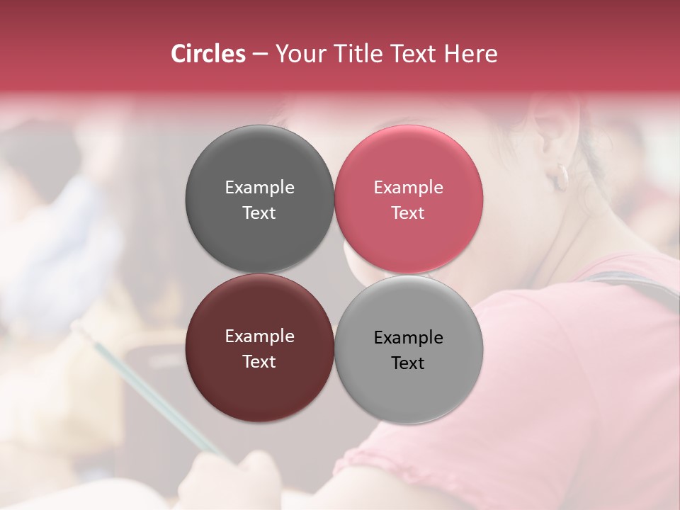 Pretty Knowledge Caucasian PowerPoint Template