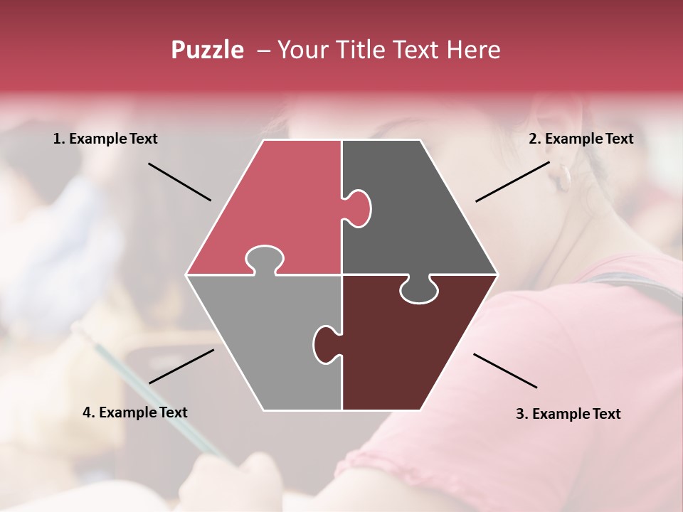 Pretty Knowledge Caucasian PowerPoint Template