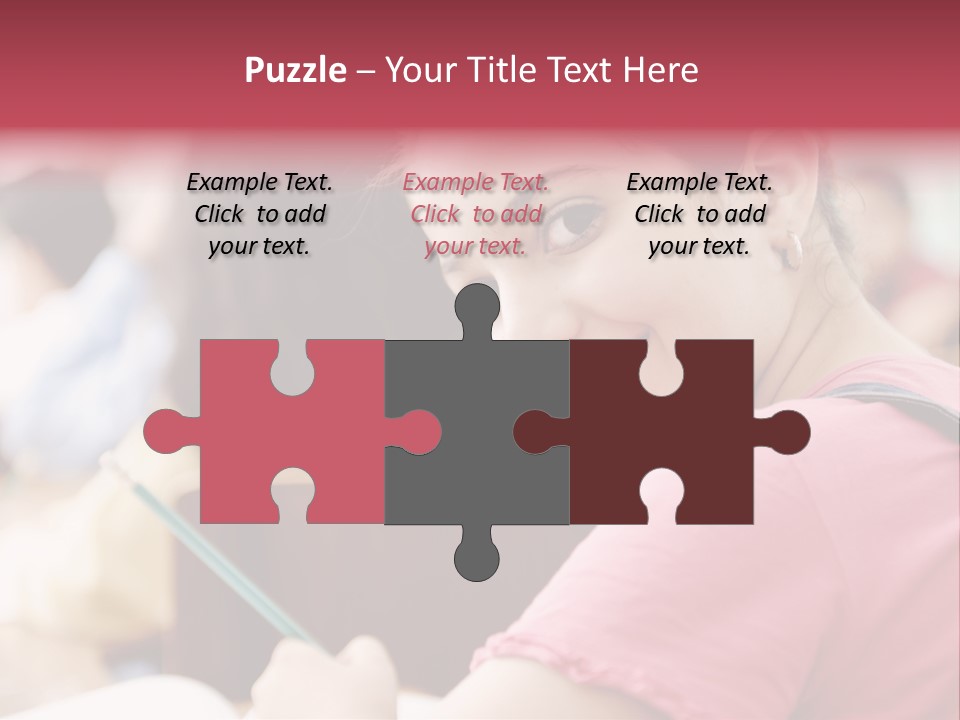 Pretty Knowledge Caucasian PowerPoint Template