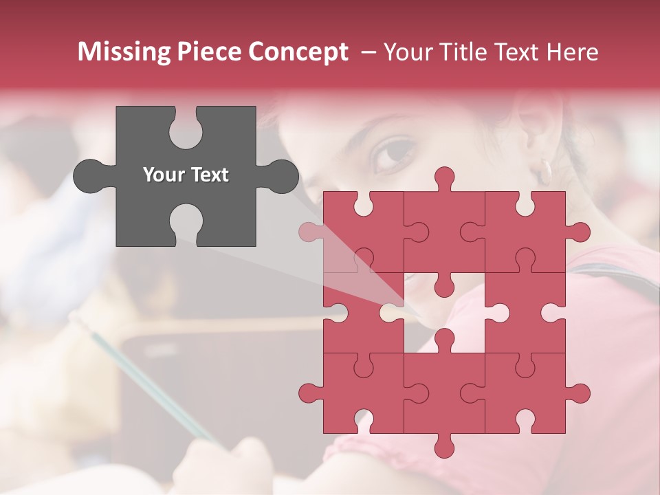 Pretty Knowledge Caucasian PowerPoint Template