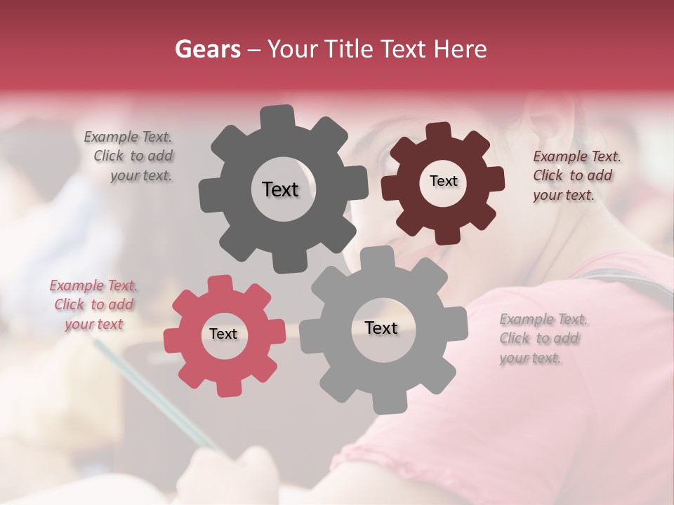 Pretty Knowledge Caucasian PowerPoint Template