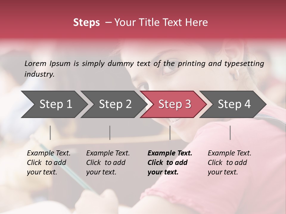 Pretty Knowledge Caucasian PowerPoint Template
