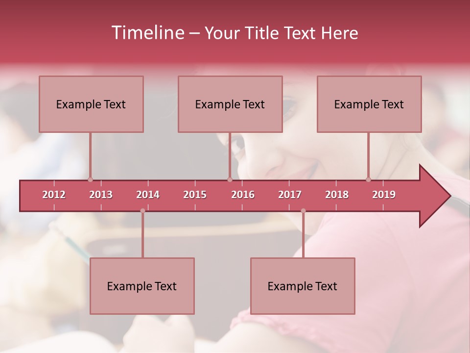 Pretty Knowledge Caucasian PowerPoint Template