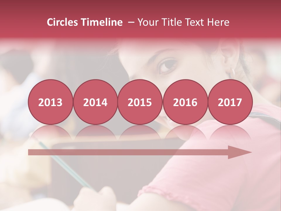 Pretty Knowledge Caucasian PowerPoint Template