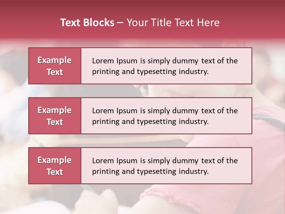Pretty Knowledge Caucasian PowerPoint Template