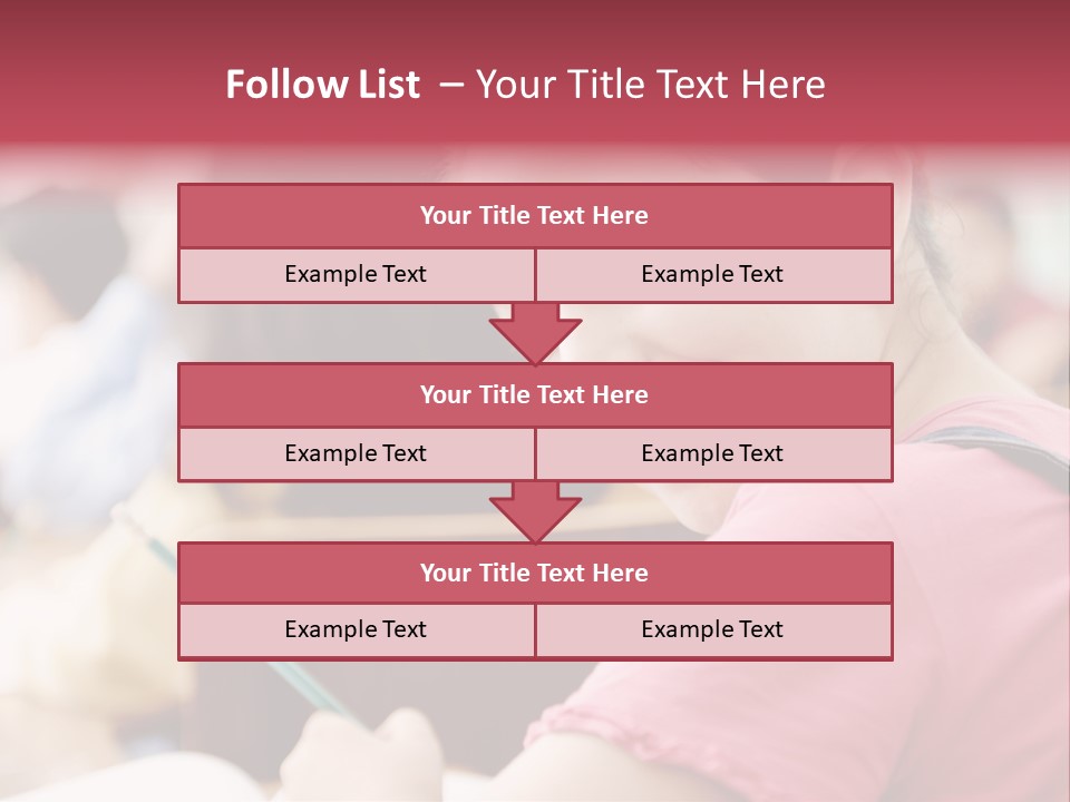 Pretty Knowledge Caucasian PowerPoint Template