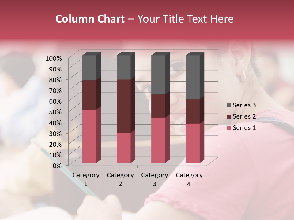 Pretty Knowledge Caucasian PowerPoint Template