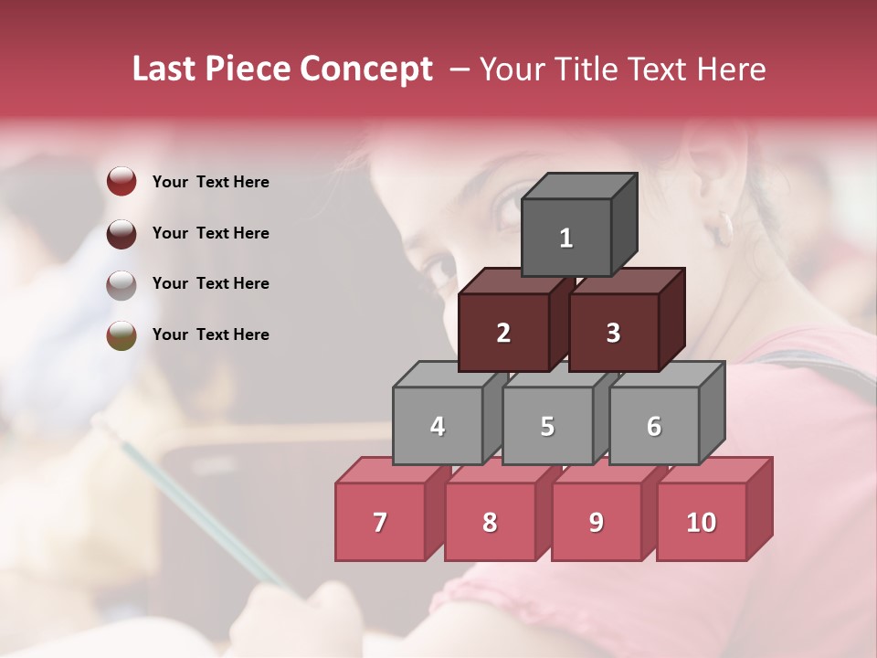 Pretty Knowledge Caucasian PowerPoint Template