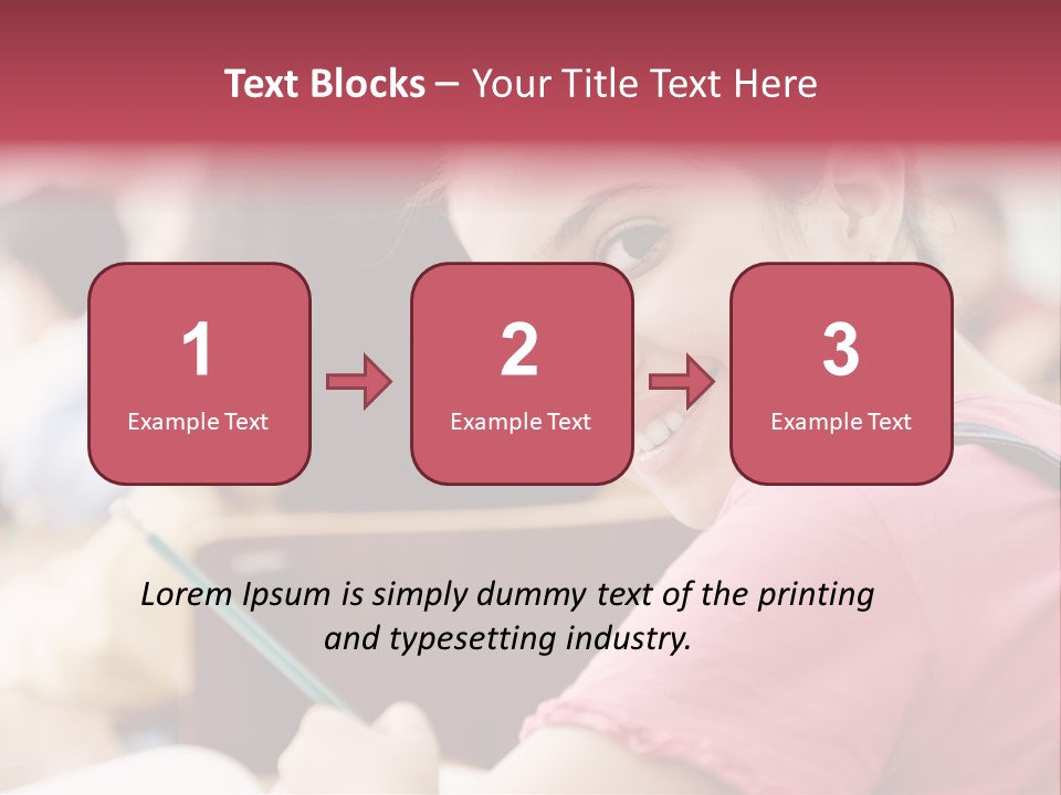 Pretty Knowledge Caucasian PowerPoint Template