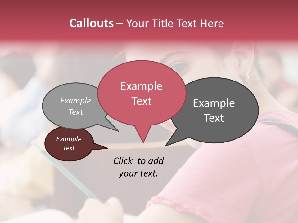 Pretty Knowledge Caucasian PowerPoint Template