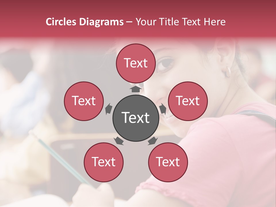 Pretty Knowledge Caucasian PowerPoint Template