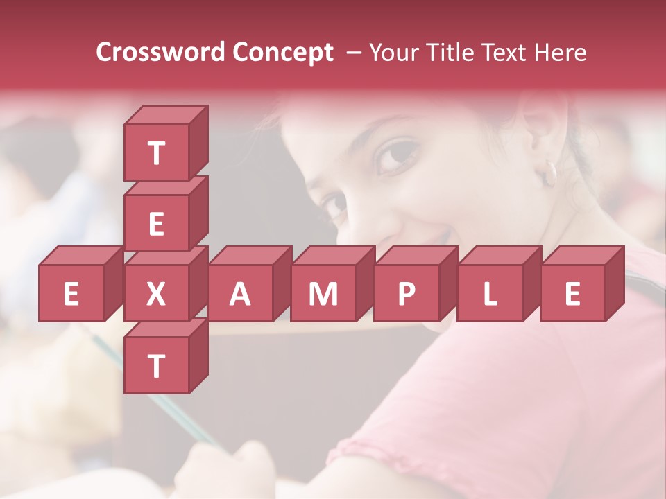 Pretty Knowledge Caucasian PowerPoint Template