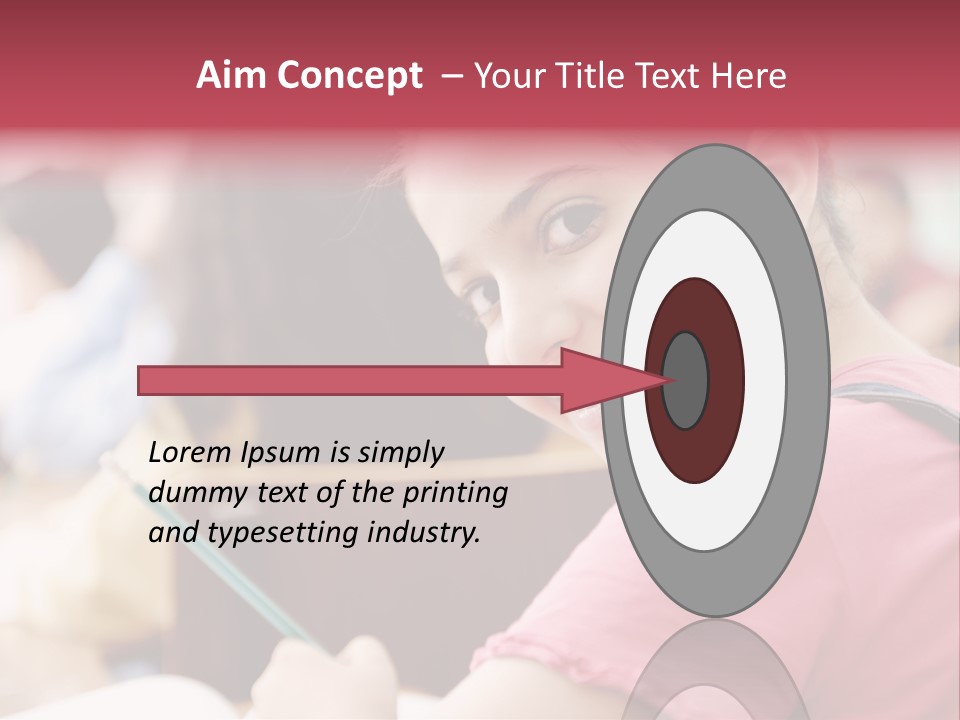 Pretty Knowledge Caucasian PowerPoint Template