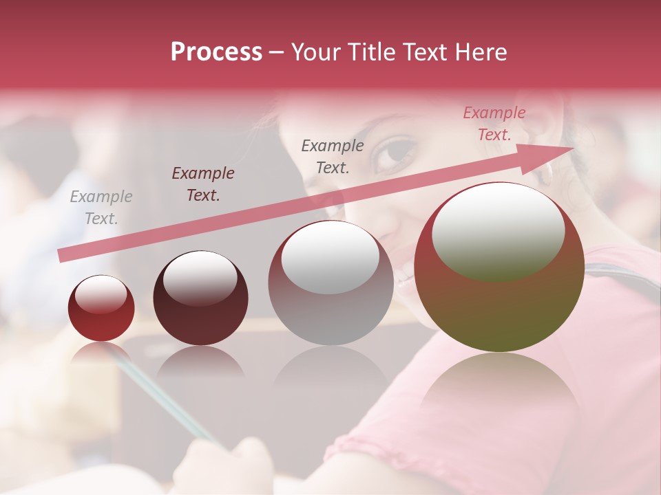 Pretty Knowledge Caucasian PowerPoint Template