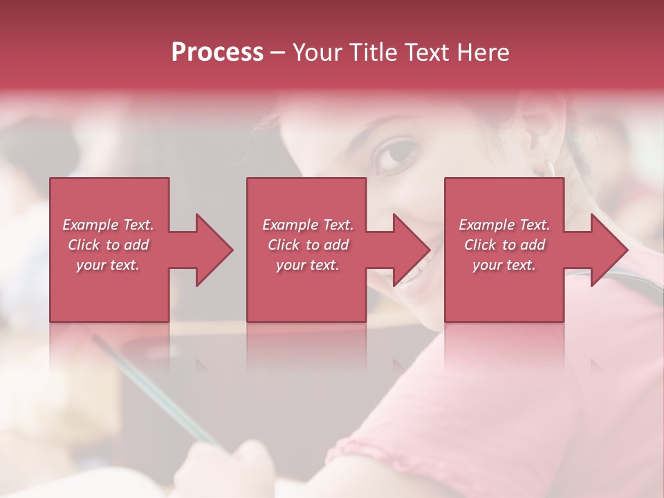 Pretty Knowledge Caucasian PowerPoint Template