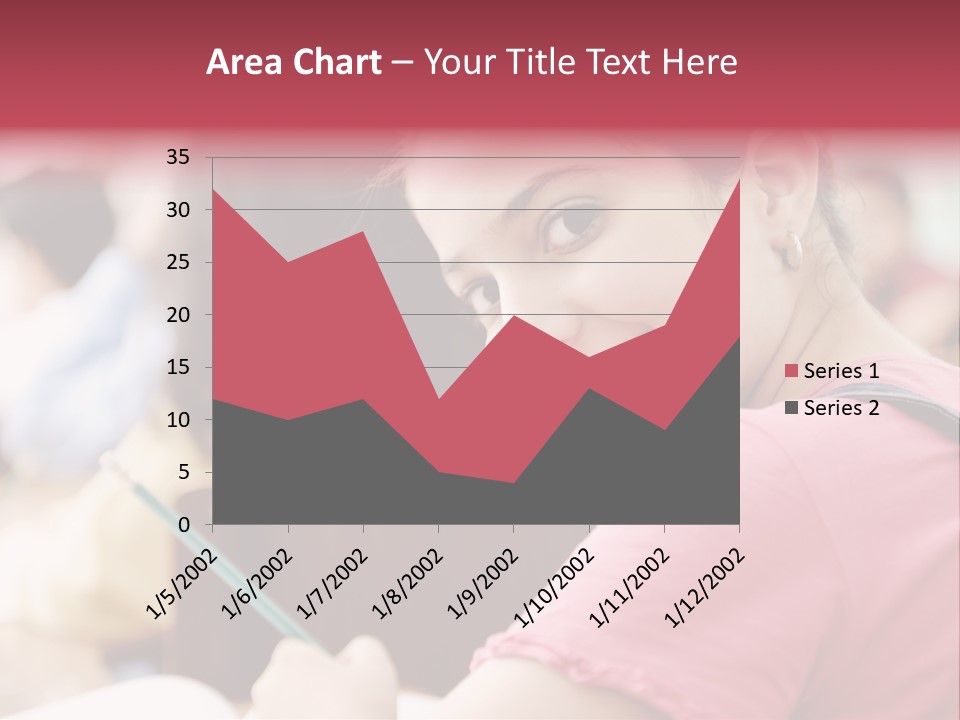 Pretty Knowledge Caucasian PowerPoint Template