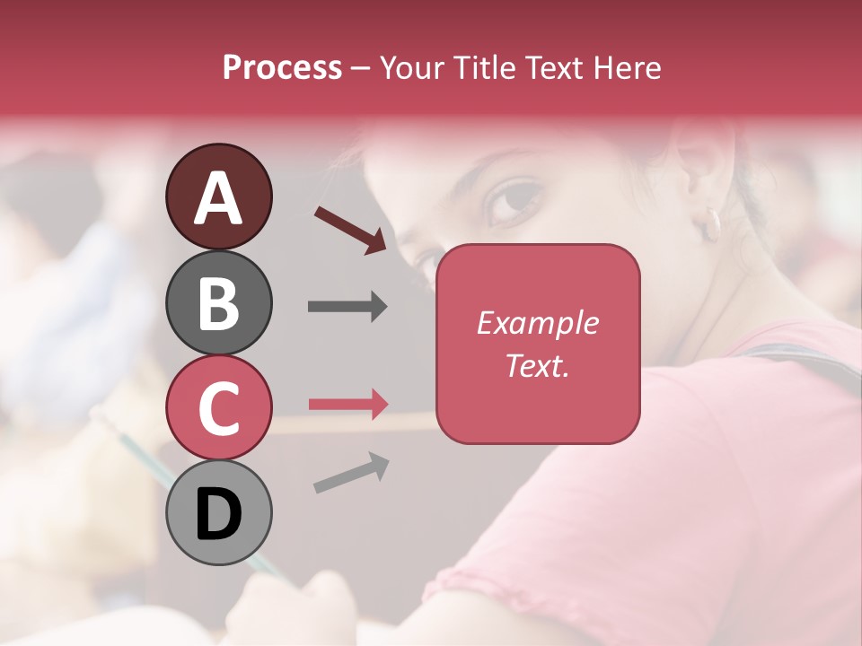 Pretty Knowledge Caucasian PowerPoint Template