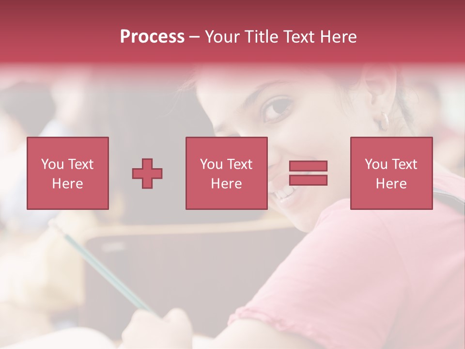 Pretty Knowledge Caucasian PowerPoint Template