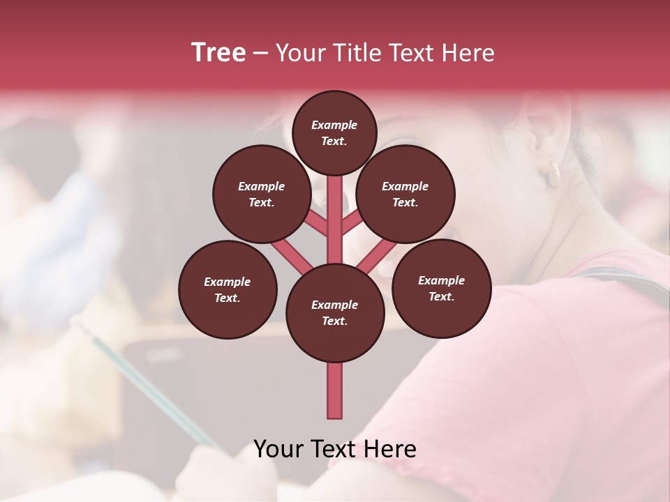 Pretty Knowledge Caucasian PowerPoint Template