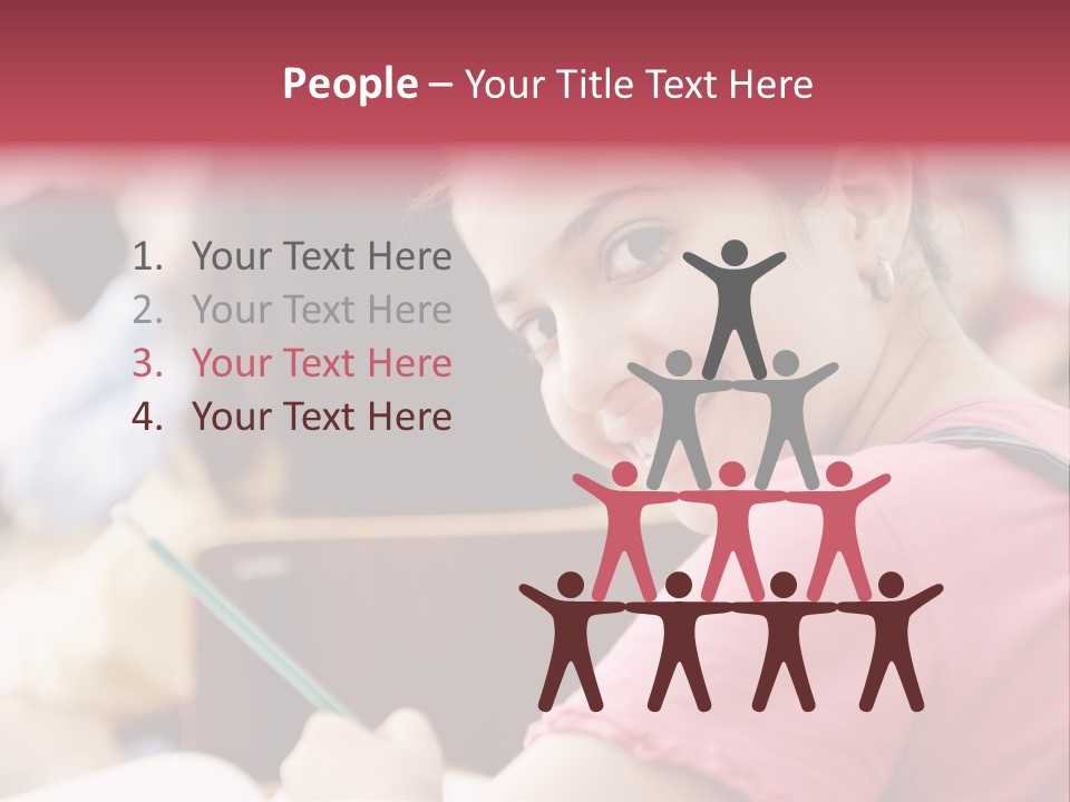 Pretty Knowledge Caucasian PowerPoint Template