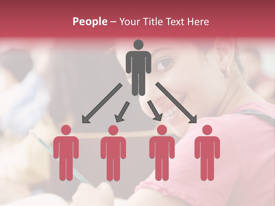 Pretty Knowledge Caucasian PowerPoint Template