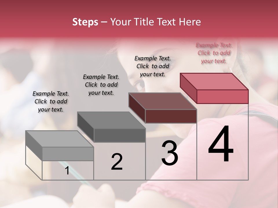 Pretty Knowledge Caucasian PowerPoint Template