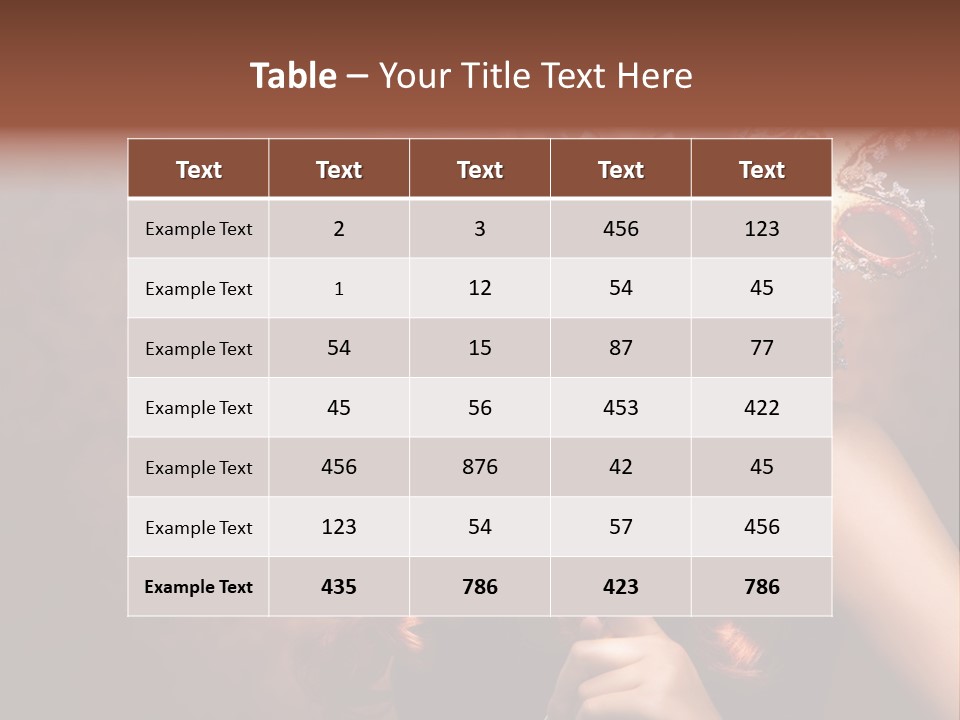 Celebration Young Long PowerPoint Template