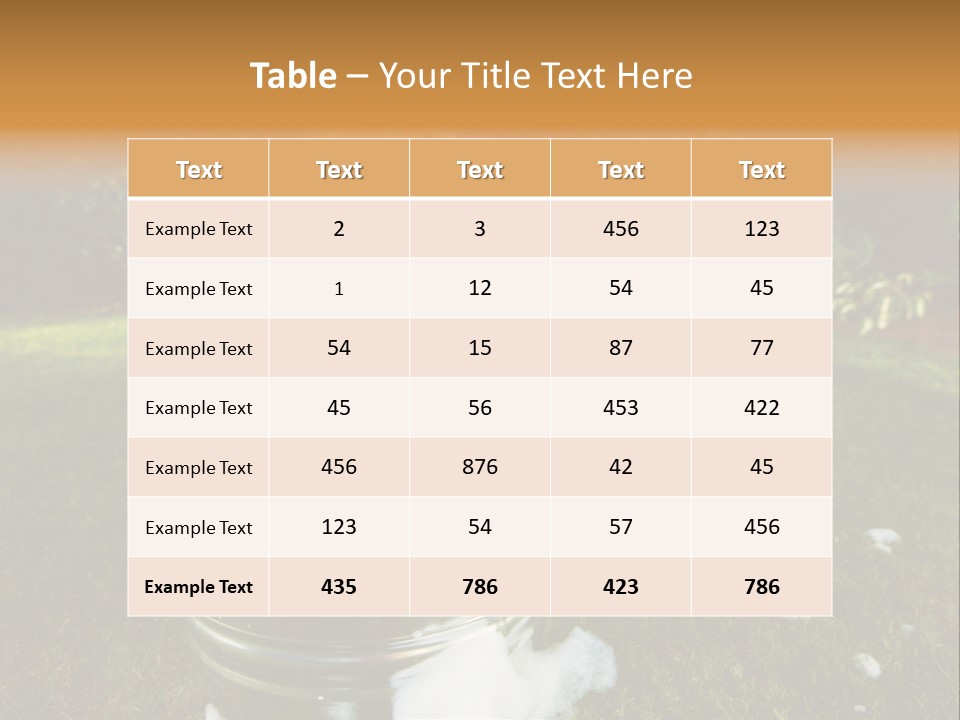 Metal Shower Bucket PowerPoint Template
