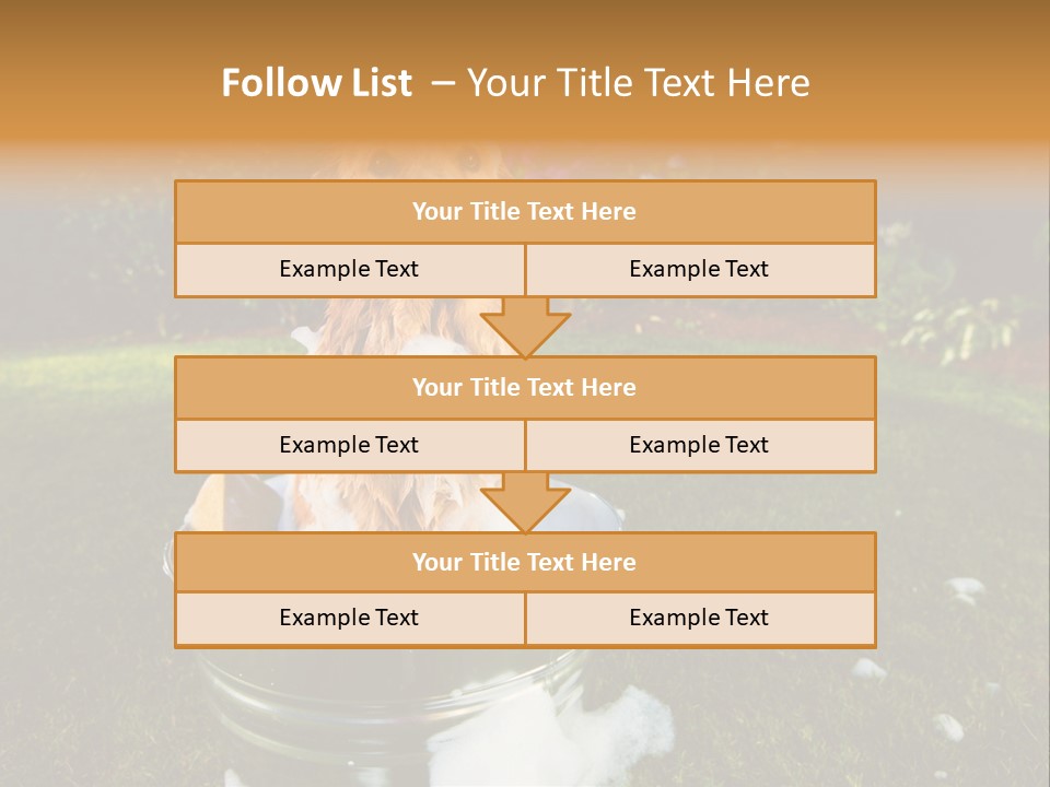 Metal Shower Bucket PowerPoint Template