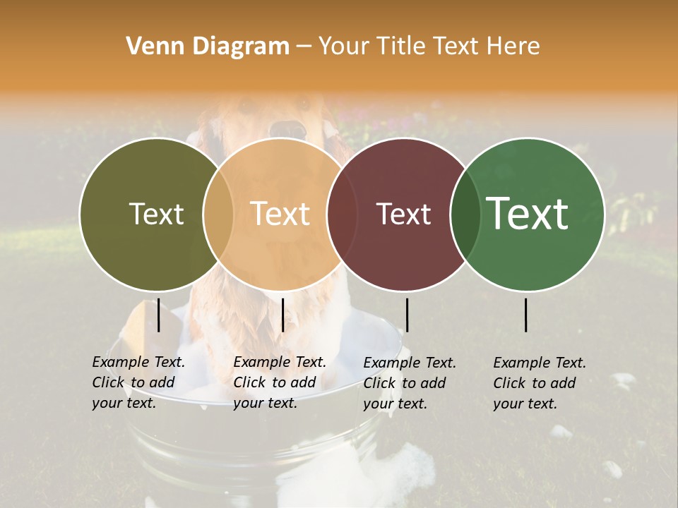 Metal Shower Bucket PowerPoint Template
