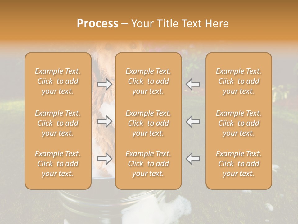 Metal Shower Bucket PowerPoint Template