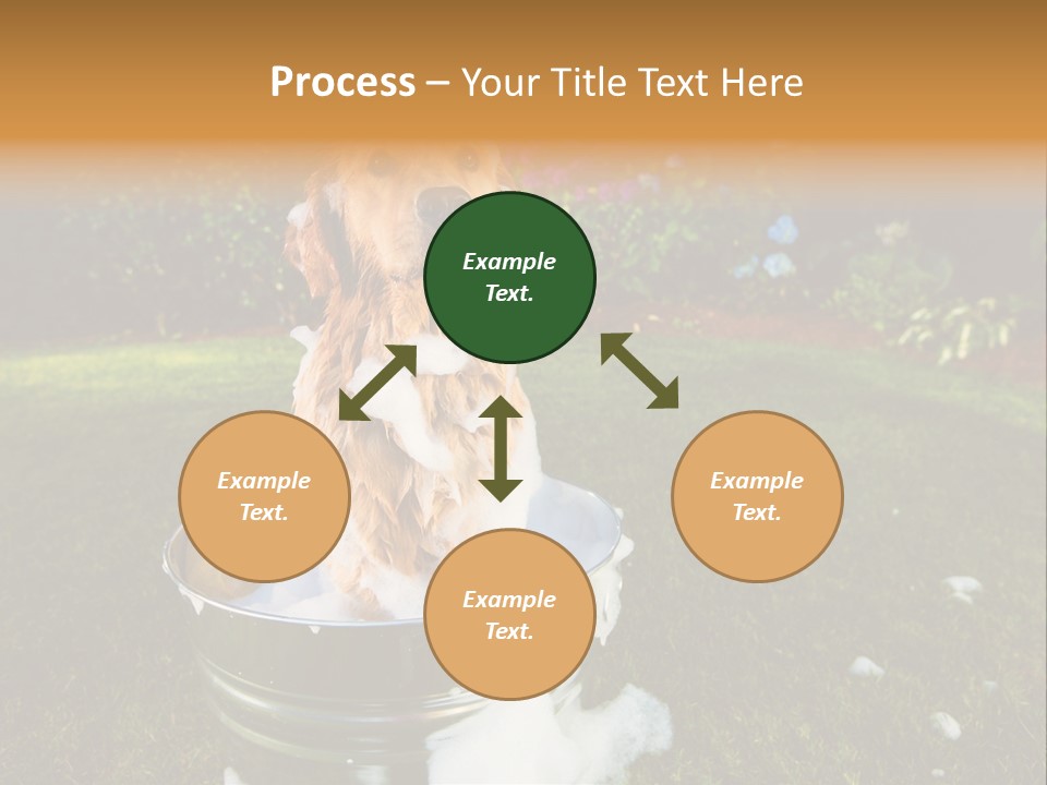 Metal Shower Bucket PowerPoint Template