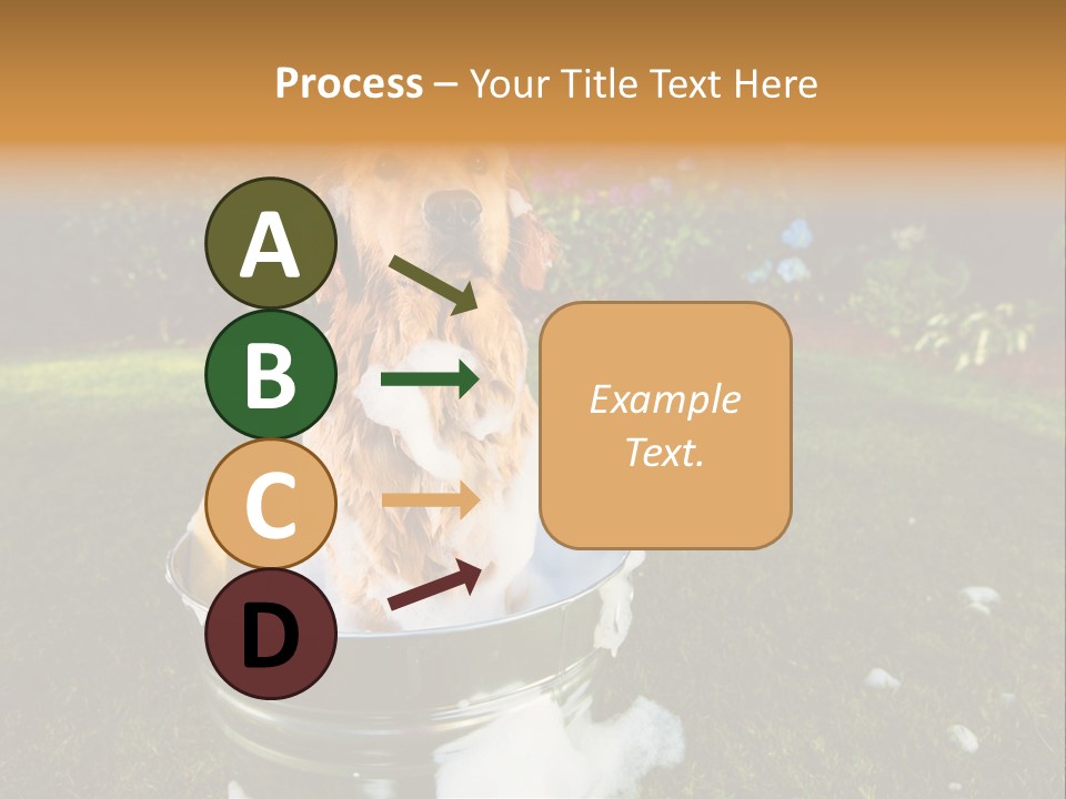 Metal Shower Bucket PowerPoint Template