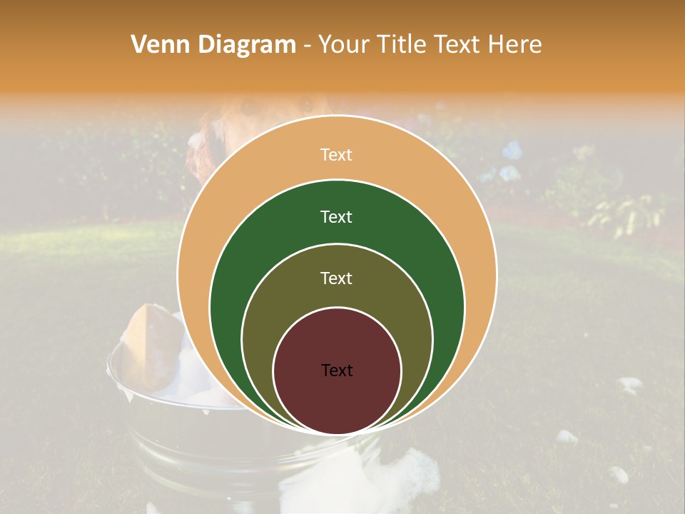 Metal Shower Bucket PowerPoint Template