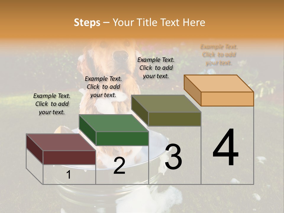 Metal Shower Bucket PowerPoint Template