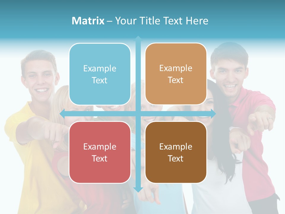 Casual Friendship Friend PowerPoint Template