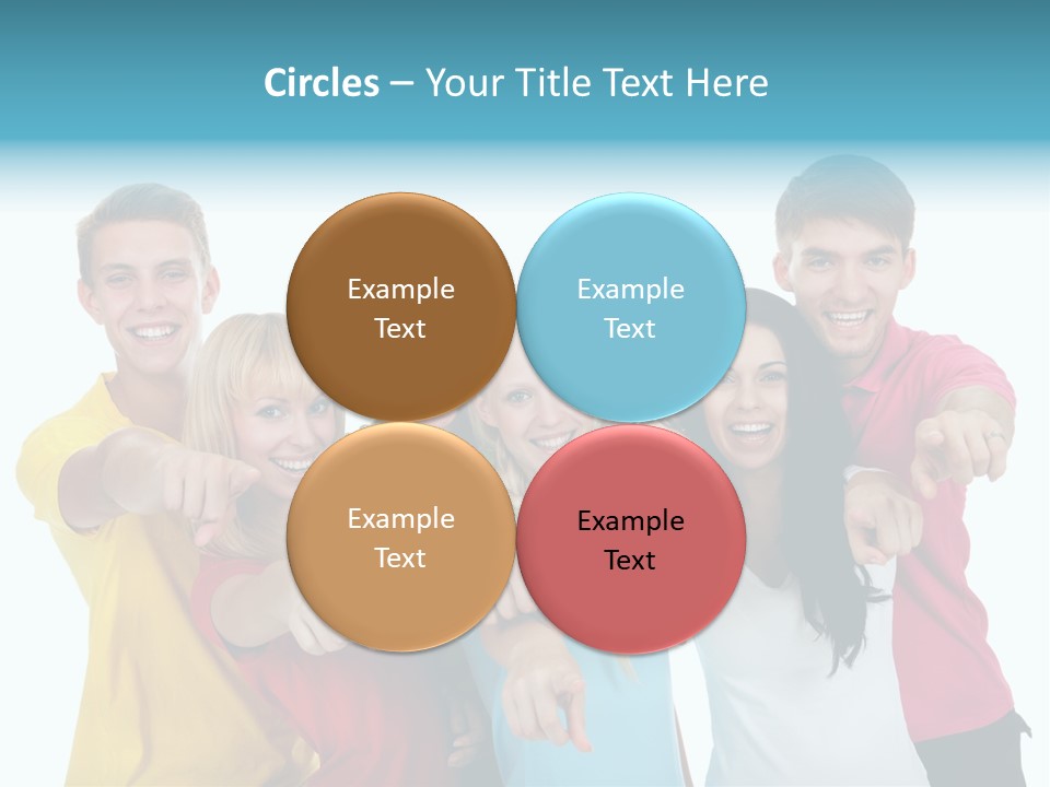 Casual Friendship Friend PowerPoint Template